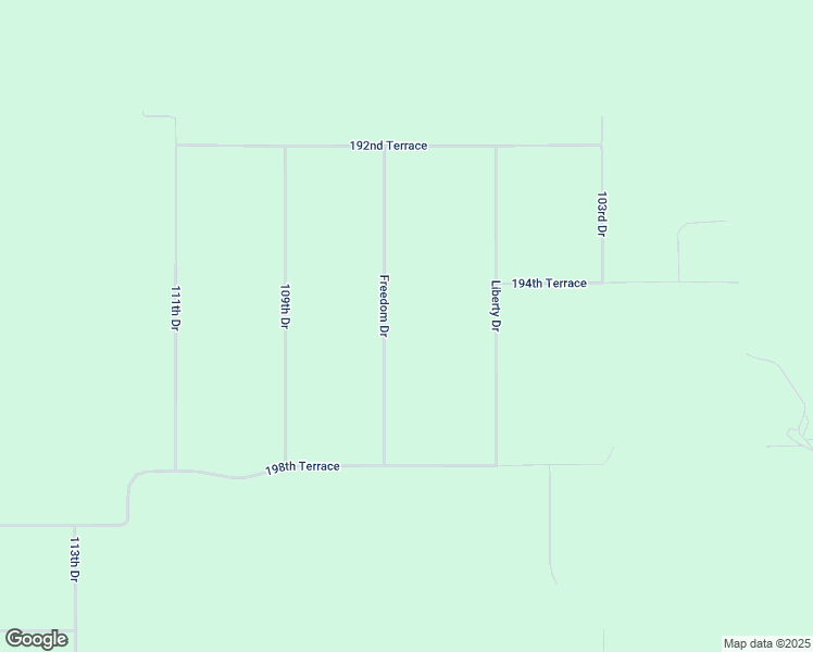map of restaurants, bars, coffee shops, grocery stores, and more near 19626 Freedom Drive in O'Brien