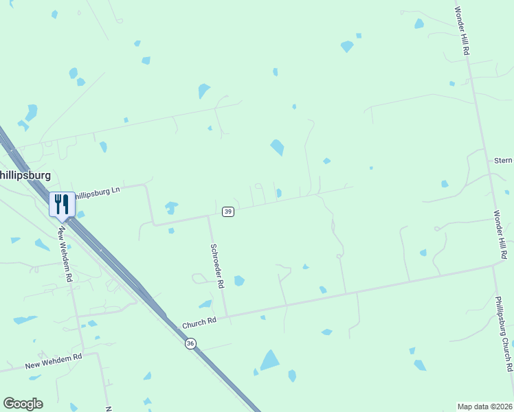 map of restaurants, bars, coffee shops, grocery stores, and more near 896-948 Old Phillipsburg Road in Brenham