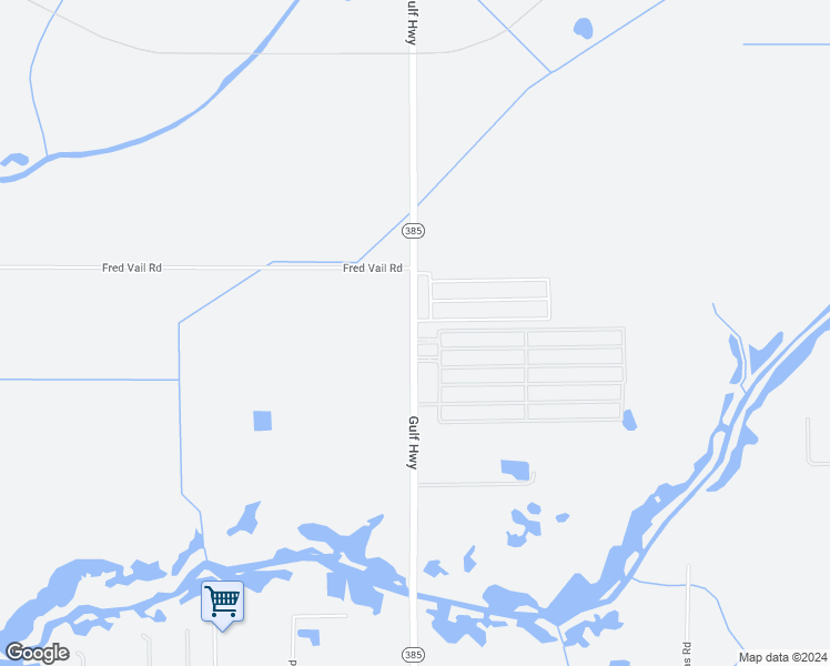 map of restaurants, bars, coffee shops, grocery stores, and more near 8559 Gulf Highway in Lake Charles