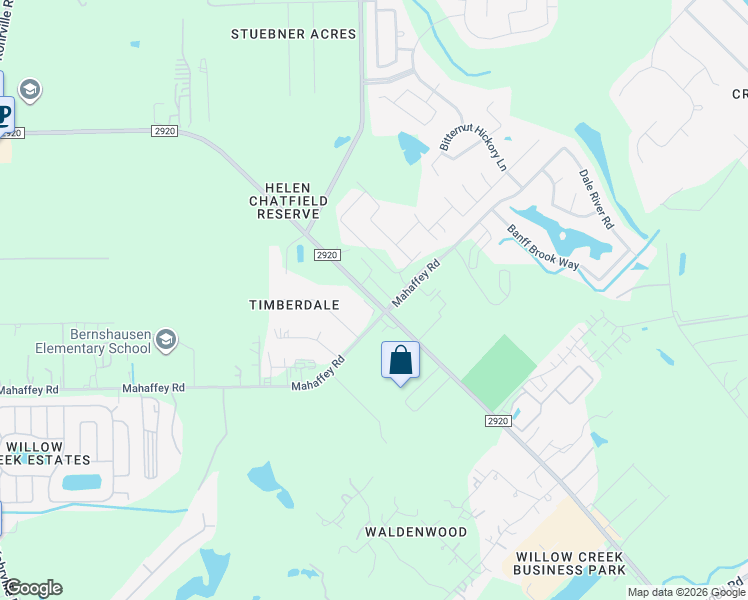 map of restaurants, bars, coffee shops, grocery stores, and more near 10044 Farm to Market 2920 in Tomball