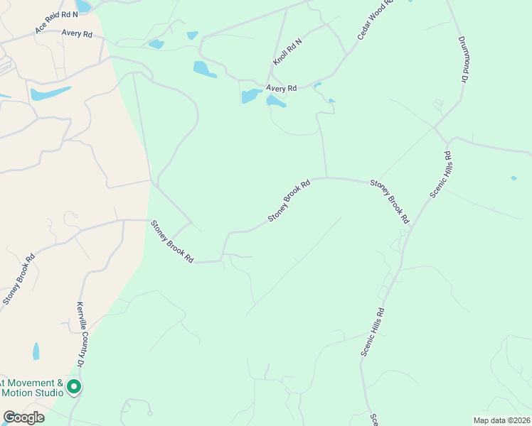 map of restaurants, bars, coffee shops, grocery stores, and more near 231 Stoney Brook Road in Kerrville