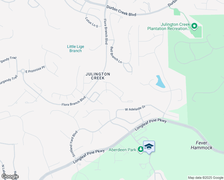 map of restaurants, bars, coffee shops, grocery stores, and more near 164 Strawberry Lane in Jacksonville