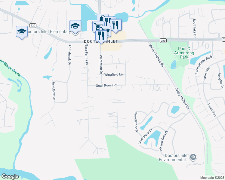 map of restaurants, bars, coffee shops, grocery stores, and more near 2569 Quail Roost Road in Middleburg