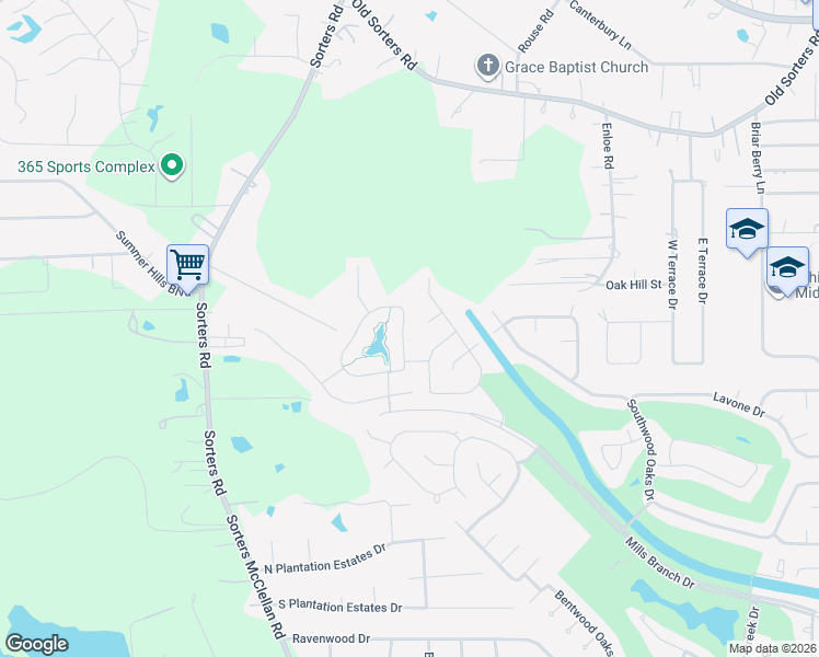 map of restaurants, bars, coffee shops, grocery stores, and more near 20109 Bitter Root Court in Porter