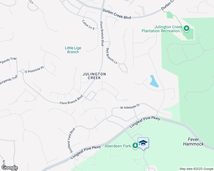 map of restaurants, bars, coffee shops, grocery stores, and more near 848 Cloudberry Branch Way in Jacksonville