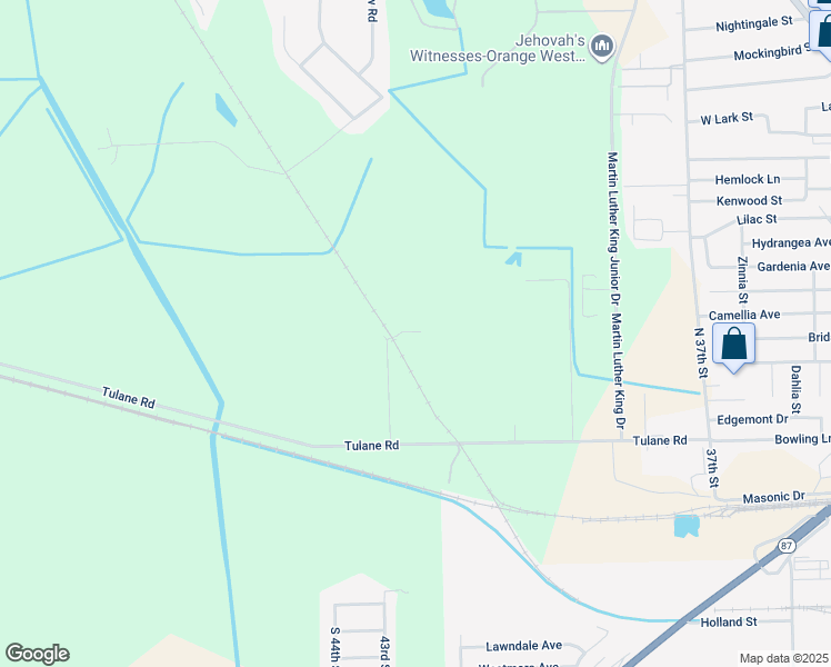 map of restaurants, bars, coffee shops, grocery stores, and more near 727 Gunstream Ln in Orange