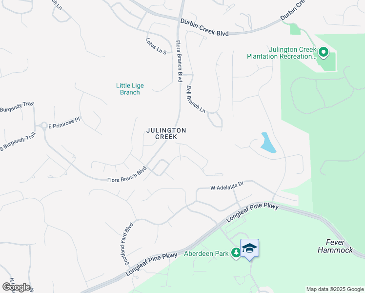 map of restaurants, bars, coffee shops, grocery stores, and more near 848 Cloudberry Branch Way in Jacksonville