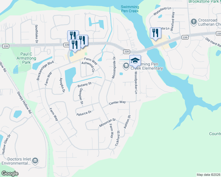 map of restaurants, bars, coffee shops, grocery stores, and more near 1688 Aletha Manor in Middleburg