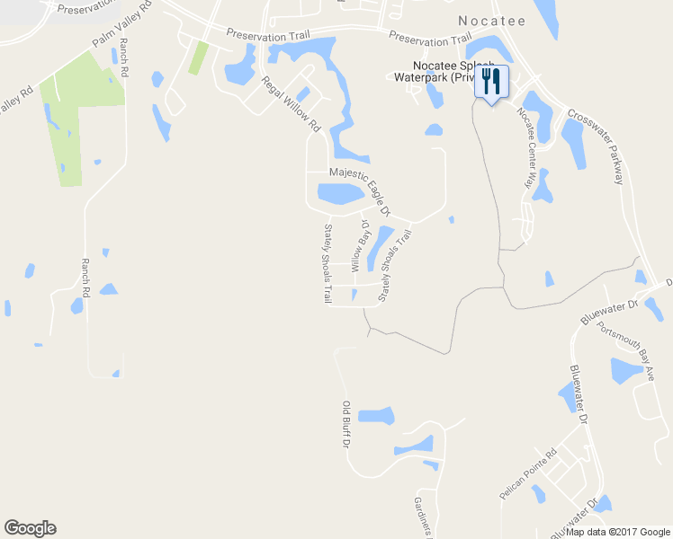 map of restaurants, bars, coffee shops, grocery stores, and more near 51 Magnolia Beach Trail in Ponte Vedra Beach