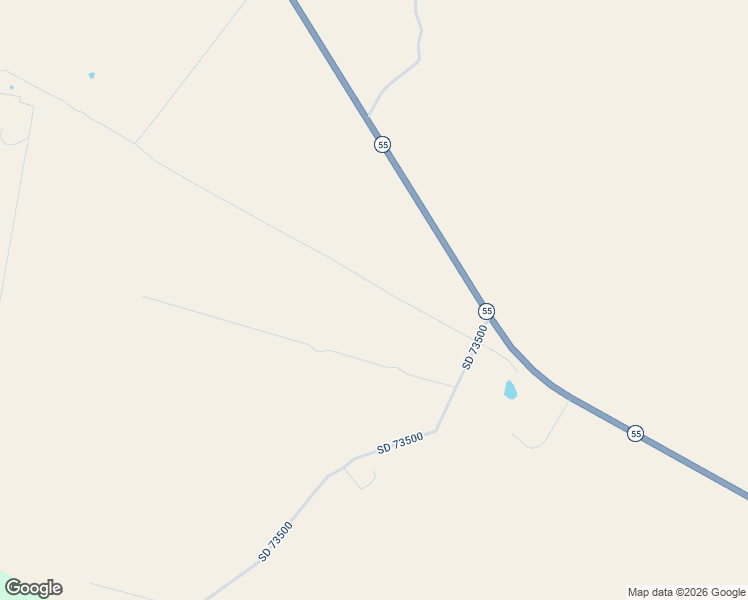 map of restaurants, bars, coffee shops, grocery stores, and more near 256 SD 73510 in UNINCORPORATED