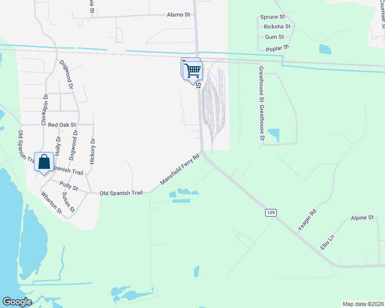 map of restaurants, bars, coffee shops, grocery stores, and more near 2140 South Main Street in Vidor