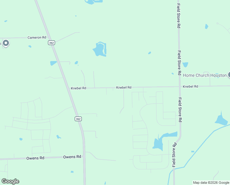 map of restaurants, bars, coffee shops, grocery stores, and more near 32525 Knebel Road in Waller