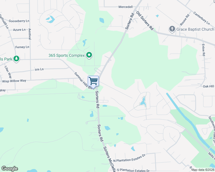 map of restaurants, bars, coffee shops, grocery stores, and more near 19639 Ceal Road in Porter