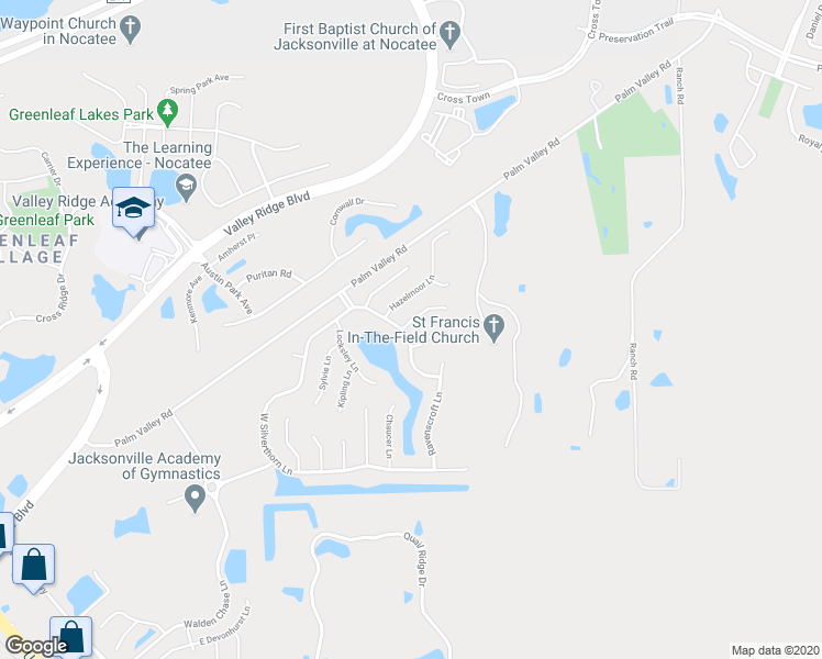 map of restaurants, bars, coffee shops, grocery stores, and more near 901 Weybridge Lane in Ponte Vedra Beach