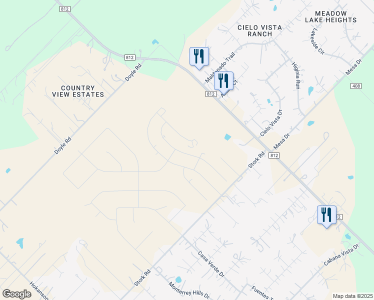 map of restaurants, bars, coffee shops, grocery stores, and more near 149 Brown Pelican Dr in Bastrop County