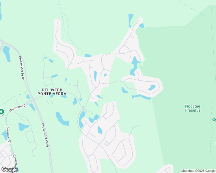 map of restaurants, bars, coffee shops, grocery stores, and more near 50 Wandering Woods Way in Ponte Vedra Beach