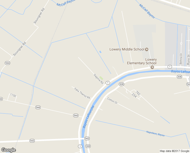 map of restaurants, bars, coffee shops, grocery stores, and more near 2179 Sagona Road in Donaldsonville