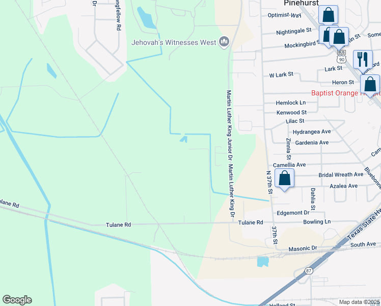 map of restaurants, bars, coffee shops, grocery stores, and more near 690 Old Timers Road in Orange
