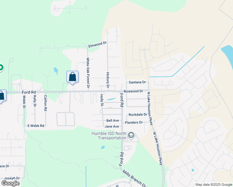 map of restaurants, bars, coffee shops, grocery stores, and more near 24194 Ford Road in Porter