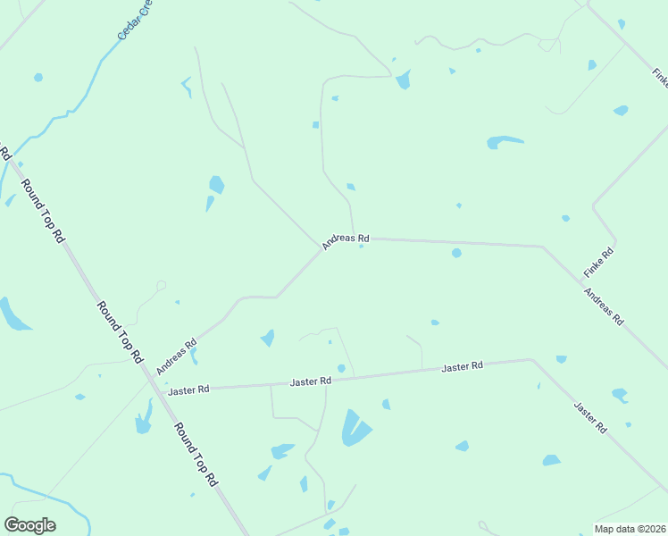 map of restaurants, bars, coffee shops, grocery stores, and more near 4721 Andreas Road in Round Top