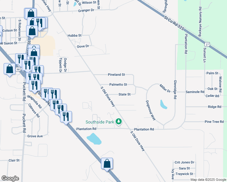 map of restaurants, bars, coffee shops, grocery stores, and more near 209 State Street in Perry