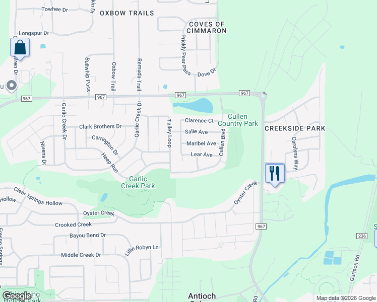 map of restaurants, bars, coffee shops, grocery stores, and more near 128 Hartkopf Street in Buda