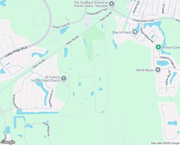 map of restaurants, bars, coffee shops, grocery stores, and more near 355 Ranch Road in Ponte Vedra Beach