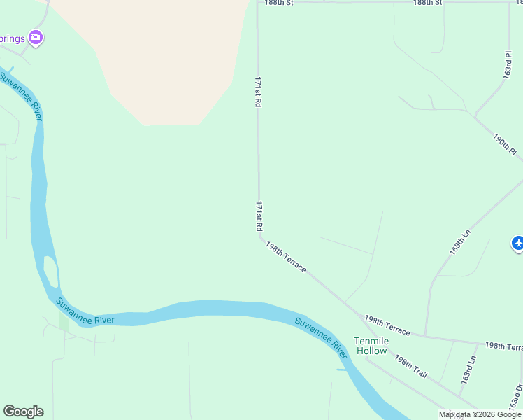 map of restaurants, bars, coffee shops, grocery stores, and more near 171st Road in O'Brien