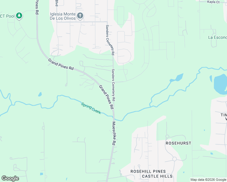 map of restaurants, bars, coffee shops, grocery stores, and more near 23593 Sanders Cemetery Road in Magnolia