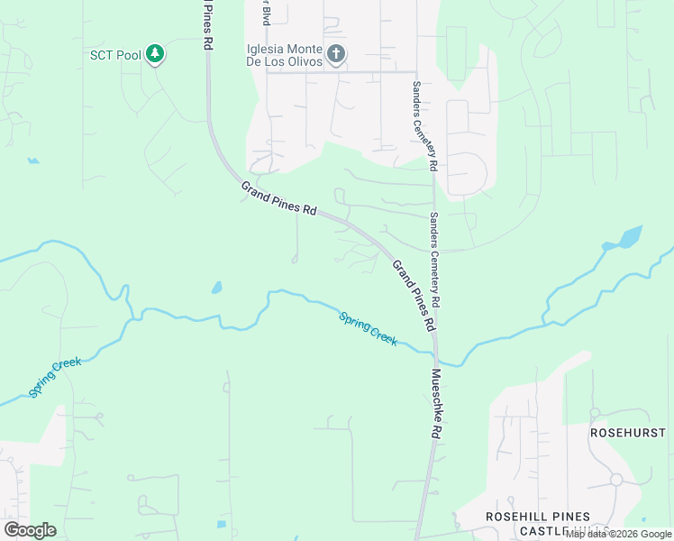 map of restaurants, bars, coffee shops, grocery stores, and more near 23617 Sanders Cemetery Road in Magnolia