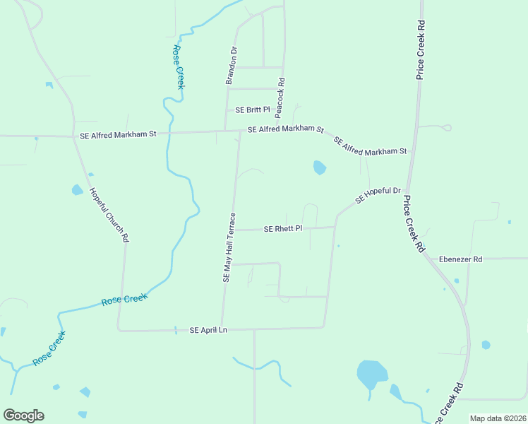 map of restaurants, bars, coffee shops, grocery stores, and more near 223 Southeast Rhett Place in Lake City