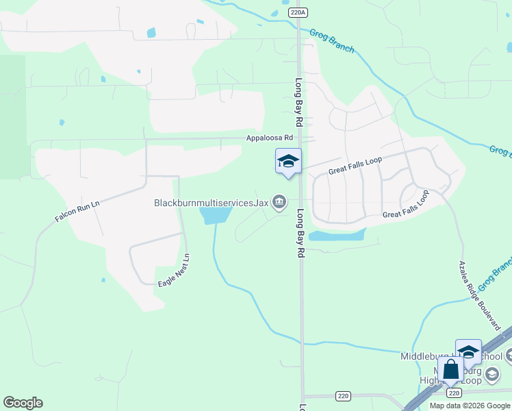 map of restaurants, bars, coffee shops, grocery stores, and more near 4292 Warm Springs Way in Middleburg