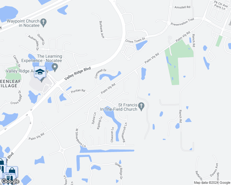 map of restaurants, bars, coffee shops, grocery stores, and more near 633 Battlegate Lane in Ponte Vedra Beach