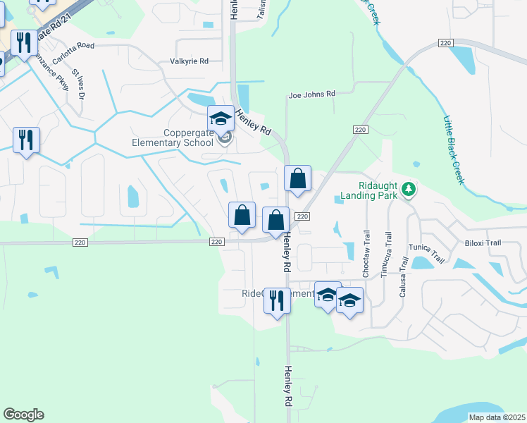 map of restaurants, bars, coffee shops, grocery stores, and more near 1783 Shannon Lake Drive in Middleburg