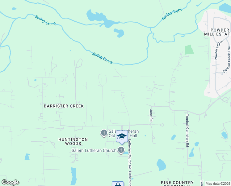 map of restaurants, bars, coffee shops, grocery stores, and more near 23014 Lutheran Church Road in Tomball
