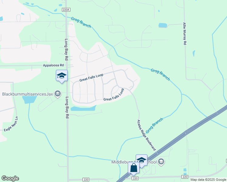 map of restaurants, bars, coffee shops, grocery stores, and more near 1873 Reed Valley Way in Middleburg
