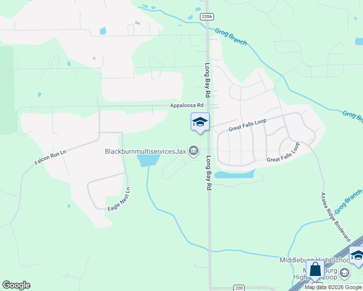 map of restaurants, bars, coffee shops, grocery stores, and more near 4292 Warm Springs Way in Middleburg