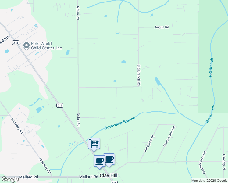 map of restaurants, bars, coffee shops, grocery stores, and more near 1883 Tillis Lane in Middleburg