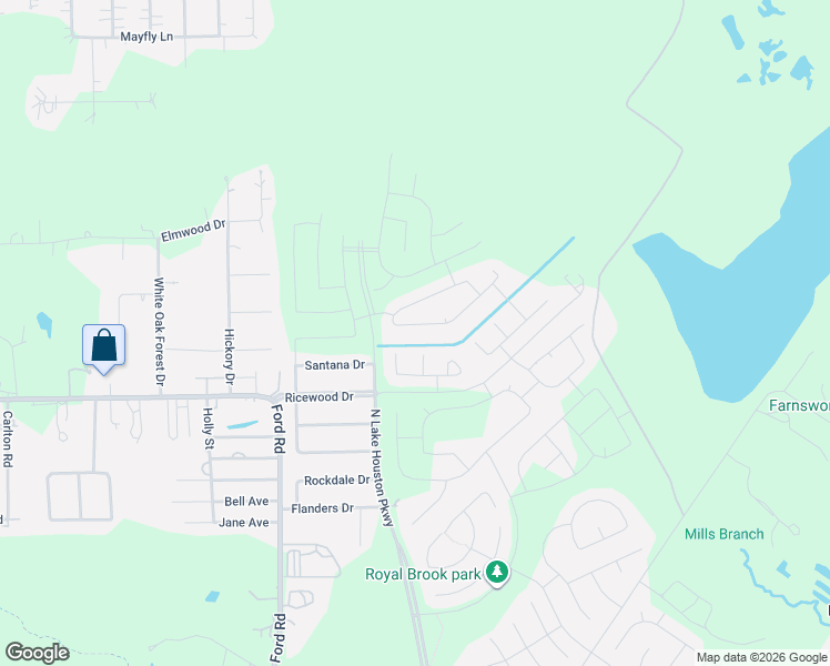map of restaurants, bars, coffee shops, grocery stores, and more near 5925 Rimini Landing Lane in Porter