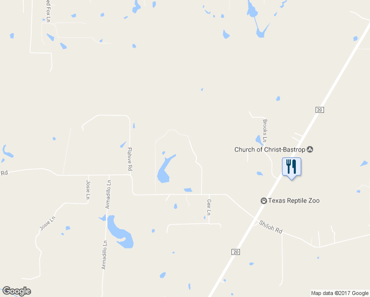 map of restaurants, bars, coffee shops, grocery stores, and more near 568 Shiloh Road in Bastrop