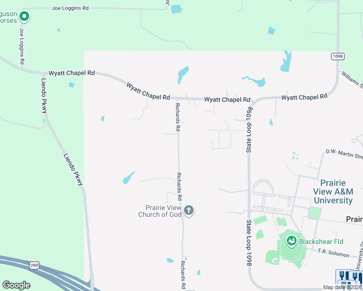 map of restaurants, bars, coffee shops, grocery stores, and more near 24600 Richards Road in Hempstead