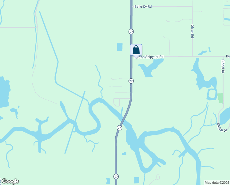 map of restaurants, bars, coffee shops, grocery stores, and more near 299 Wallace Moore Rd in Sulphur