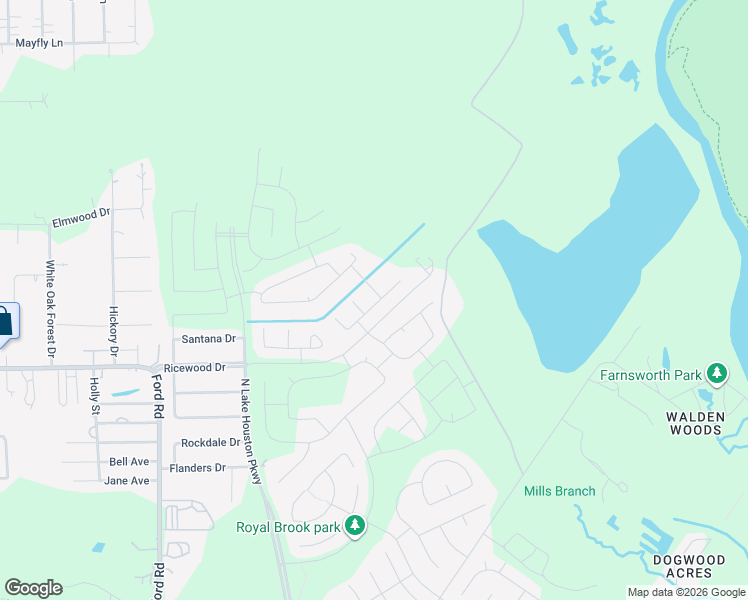 map of restaurants, bars, coffee shops, grocery stores, and more near 6058 Oakland Bluff Lane in Porter