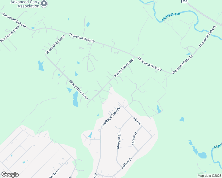 map of restaurants, bars, coffee shops, grocery stores, and more near 161 Shady Oaks Loop in Cedar Creek