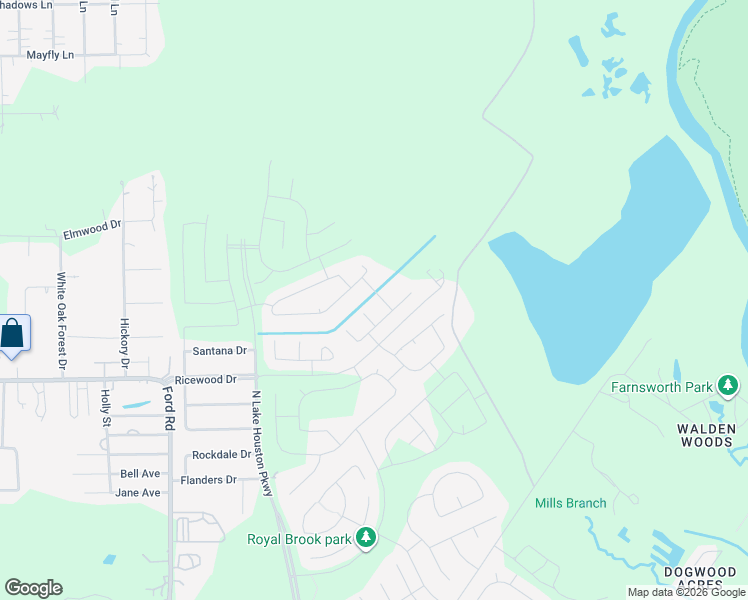 map of restaurants, bars, coffee shops, grocery stores, and more near 4404 Arcola Landing Court in Porter
