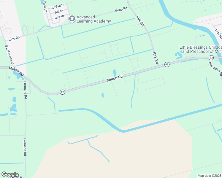 map of restaurants, bars, coffee shops, grocery stores, and more near 7241 Milton Road in Maurice