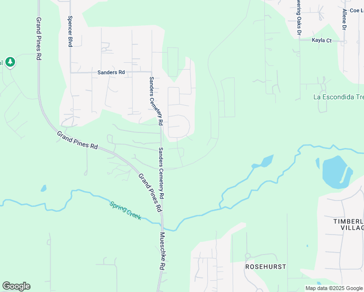map of restaurants, bars, coffee shops, grocery stores, and more near 23000-23708 Sanders Cemetery Road in Magnolia