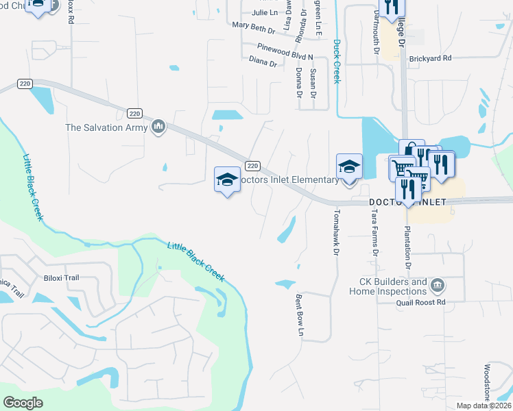 map of restaurants, bars, coffee shops, grocery stores, and more near 1824 The Glades Road in Middleburg