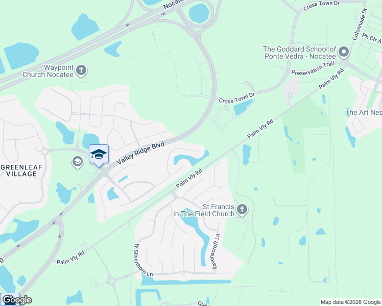 map of restaurants, bars, coffee shops, grocery stores, and more near 217 Cornwall Drive in Ponte Vedra Beach