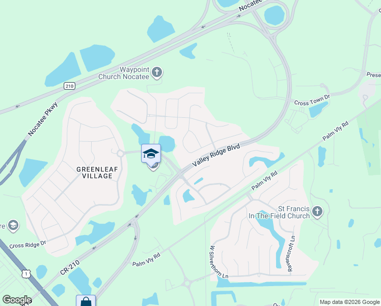 map of restaurants, bars, coffee shops, grocery stores, and more near 229 Citrus Ridge Drive in Ponte Vedra Beach